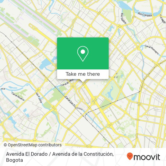 Avenida El Dorado / Avenida de la Constitución map