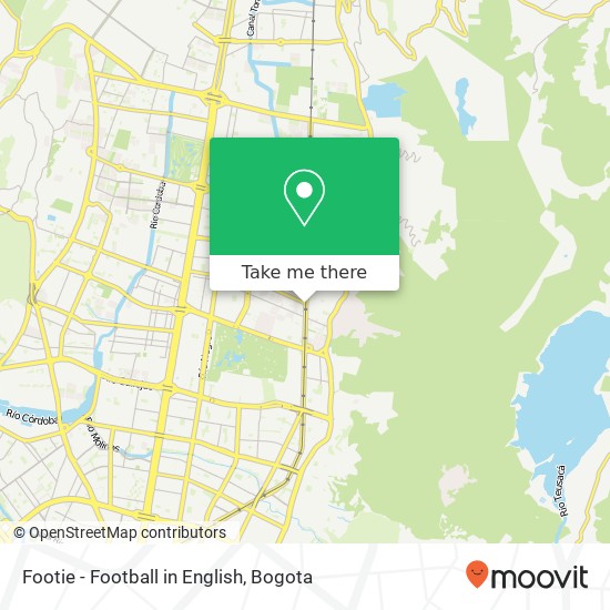 Footie - Football in English map