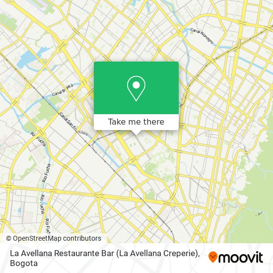 La Avellana Restaurante Bar (La Avellana Creperie) map