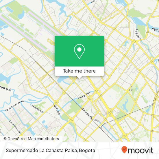 Supermercado La Canasta Paisa map