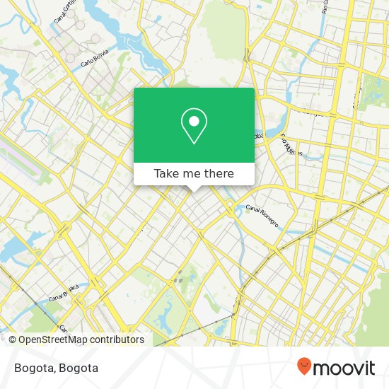 Bogota map