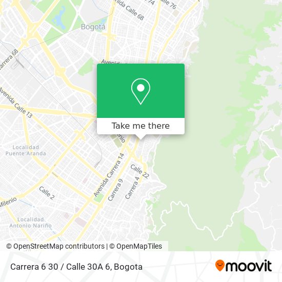 Carrera 6 30 / Calle 30A 6 map