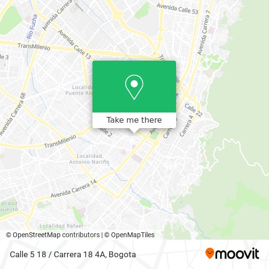 Calle 5 18 / Carrera 18 4A map