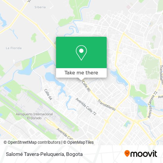 Salomé Tavera-Peluquería map