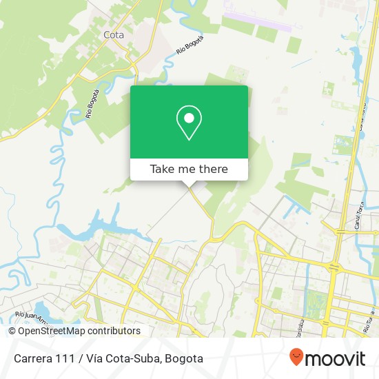 Carrera 111 / Vía Cota-Suba map