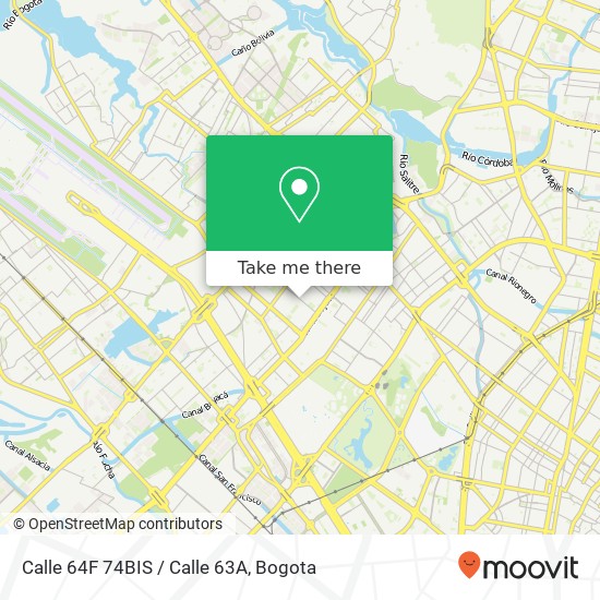 Calle 64F 74BIS / Calle 63A map