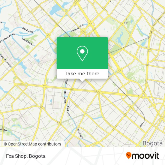 Fxa Shop map