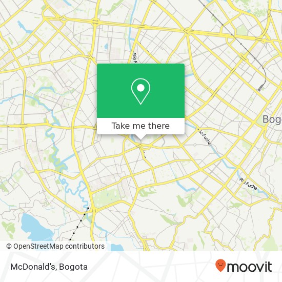 McDonald's map