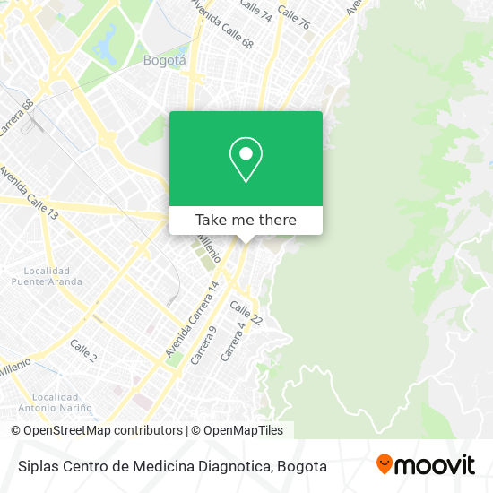 Siplas Centro de Medicina Diagnotica map