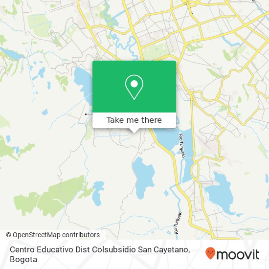 Centro Educativo Dist Colsubsidio San Cayetano map