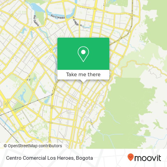 Centro Comercial Los Heroes map
