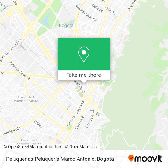 Mapa de Peluquerias-Peluquería Marco Antonio