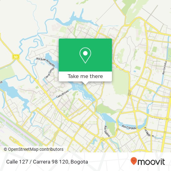 Calle 127 / Carrera 98 120 map