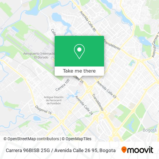 Carrera 96BISB 25G / Avenida Calle 26 95 map