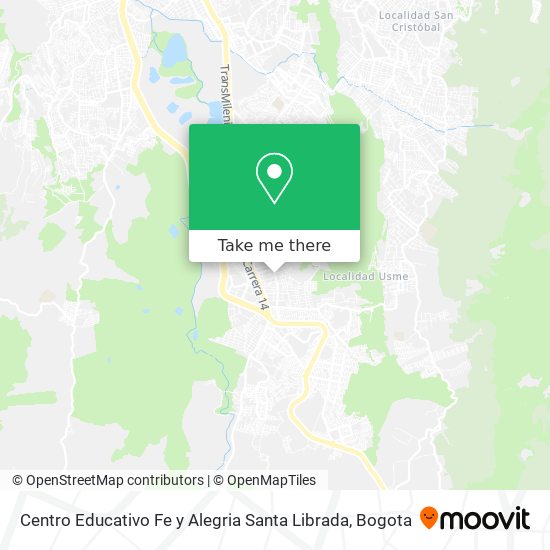 Centro Educativo Fe y Alegria Santa Librada map