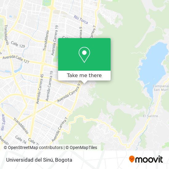 Universidad del Sinú map