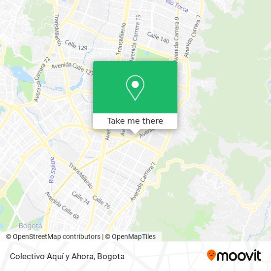 Colectivo Aquí y Ahora map