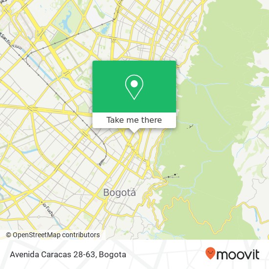 Avenida Caracas 28-63 map