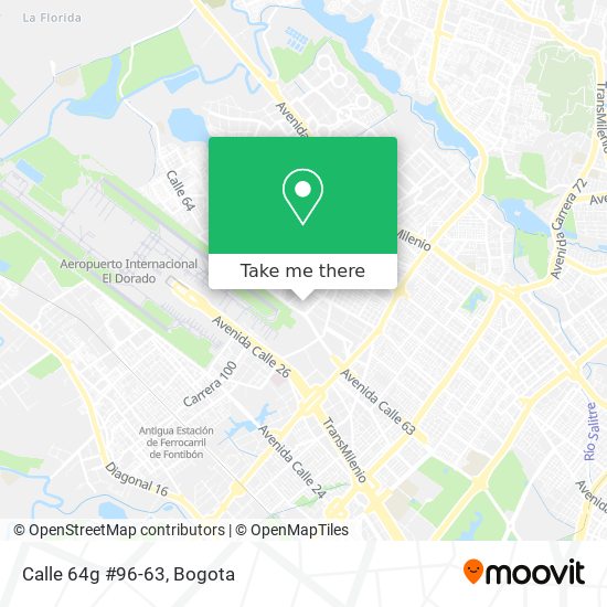 Calle 64g #96-63 map