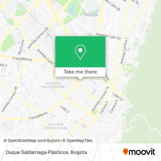 Duque Saldarriaga-Plásticos map