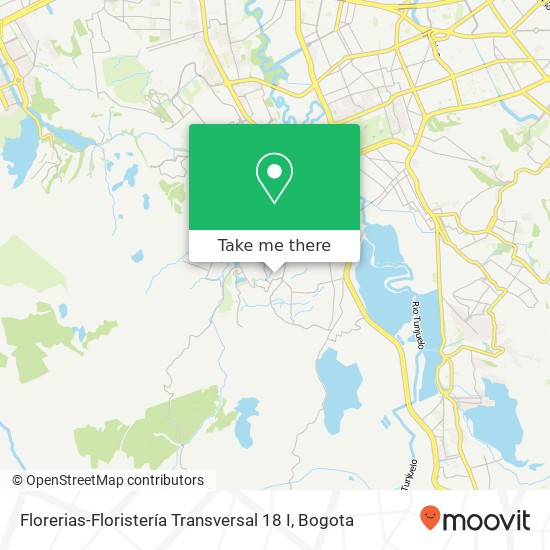 Mapa de Florerias-Floristería Transversal 18 I