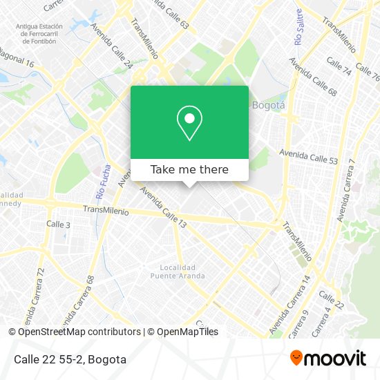Mapa de Calle 22 55-2
