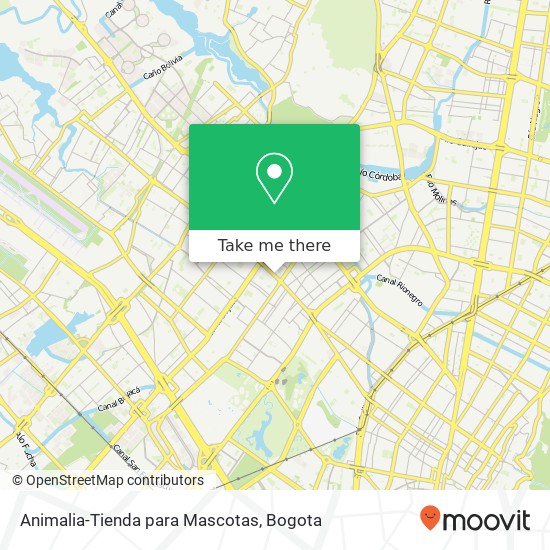 Animalia-Tienda para Mascotas map