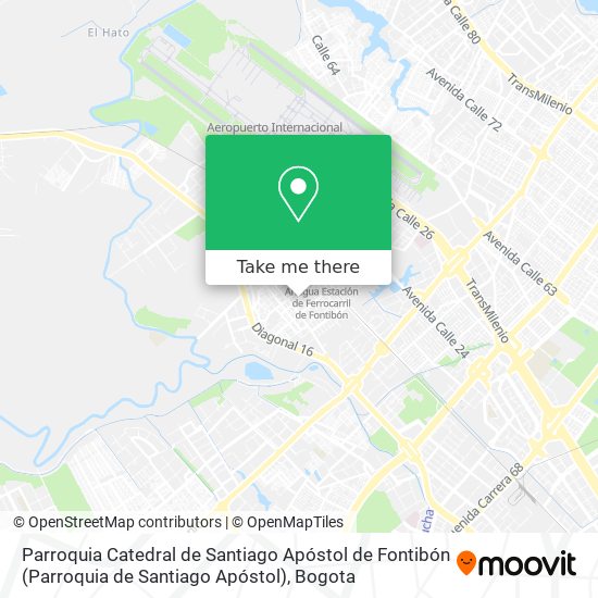 Parroquia Catedral de Santiago Apóstol de Fontibón (Parroquia de Santiago Apóstol) map