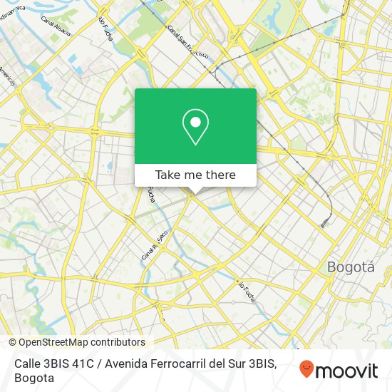 Calle 3BIS 41C / Avenida Ferrocarril del Sur 3BIS map