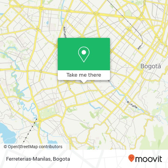 Ferreterias-Manilas map