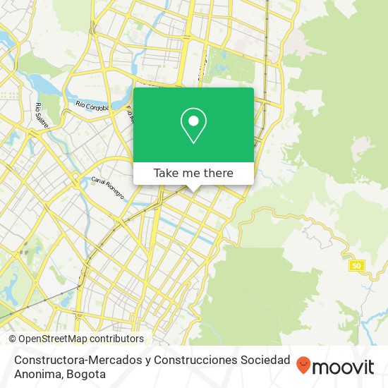 Mapa de Constructora-Mercados y Construcciones Sociedad Anonima
