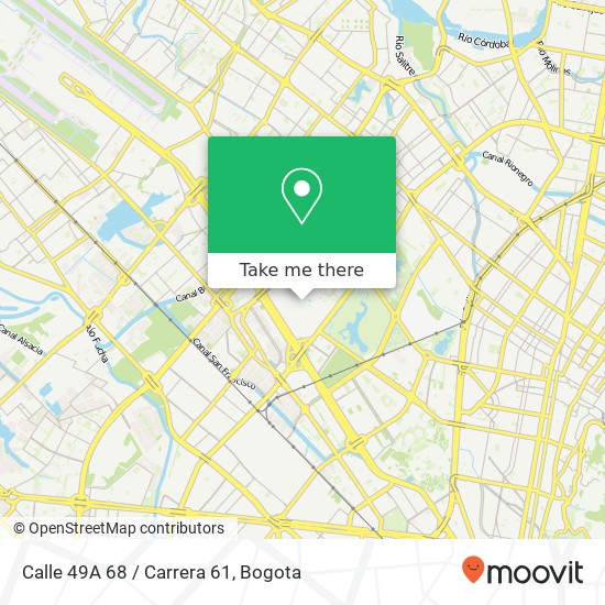 Calle 49A 68 / Carrera 61 map