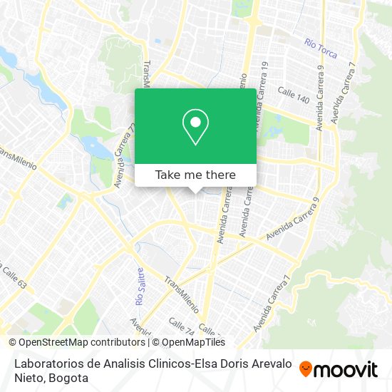 Laboratorios de Analisis Clinicos-Elsa Doris Arevalo Nieto map