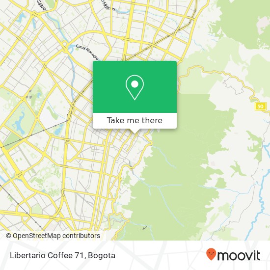Libertario Coffee 71 map