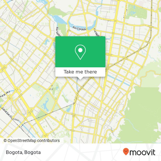 Bogota map