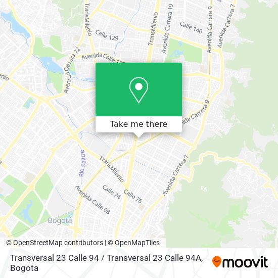 Mapa de Transversal 23 Calle 94 / Transversal 23 Calle 94A