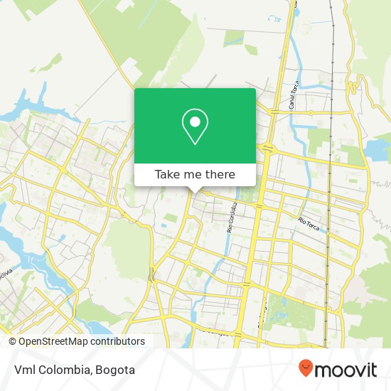 Mapa de Vml Colombia