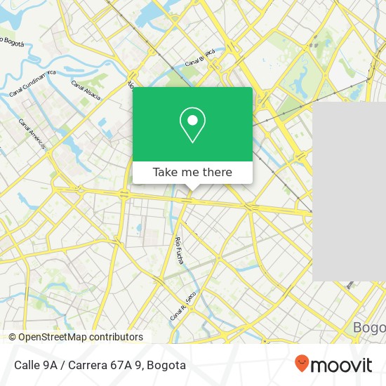 Calle 9A / Carrera 67A 9 map