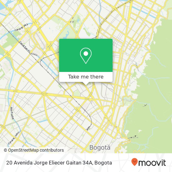 20 Avenida Jorge Eliecer Gaitan 34A map