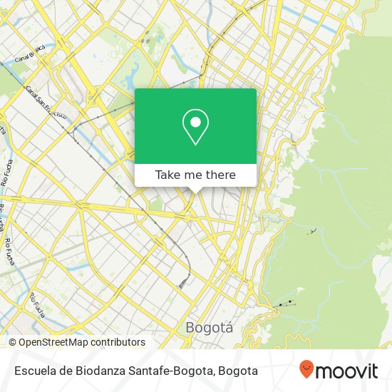 Escuela de Biodanza Santafe-Bogota map