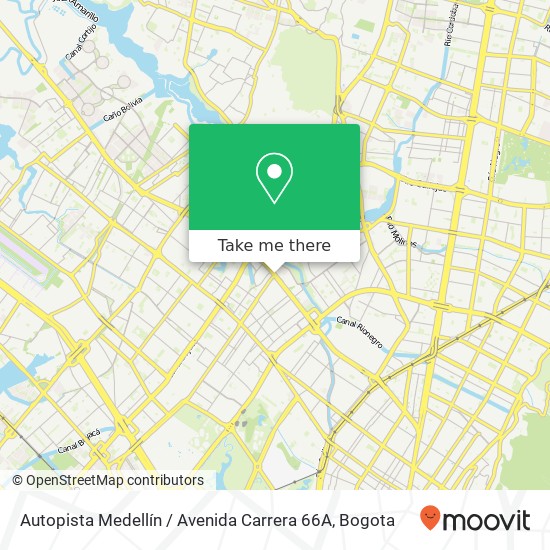 Autopista Medellín / Avenida Carrera 66A map