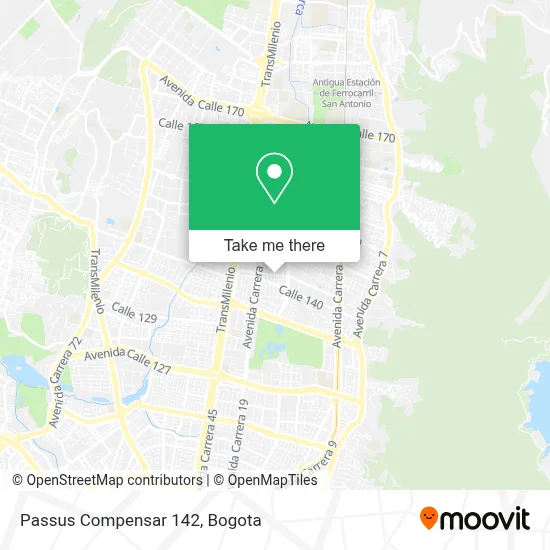 Passus Compensar 142 map