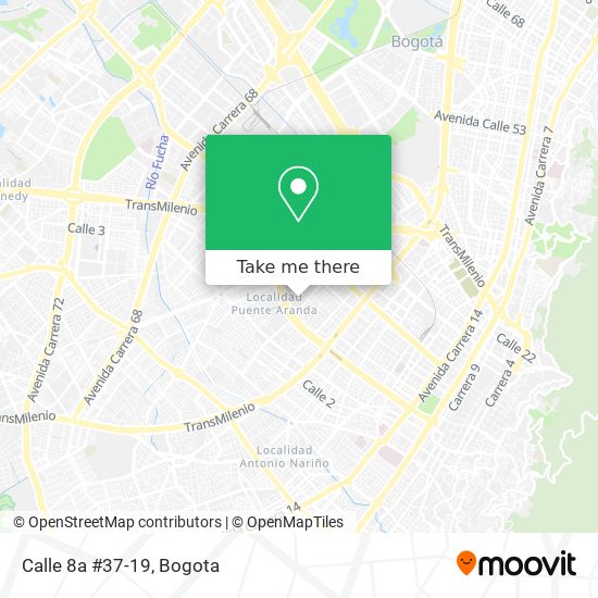 Calle 8a #37-19 map