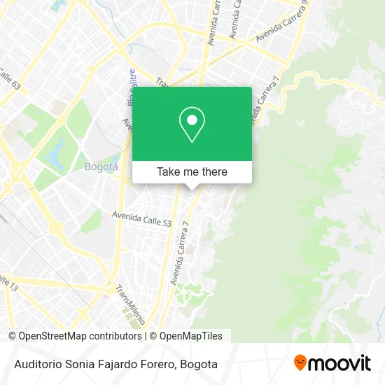 Auditorio Sonia Fajardo Forero map