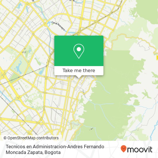 Mapa de Tecnicos en Administracion-Andres Fernando Moncada Zapata