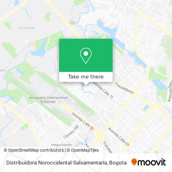 Distribuidora Noroccidental-Salsamentaría map