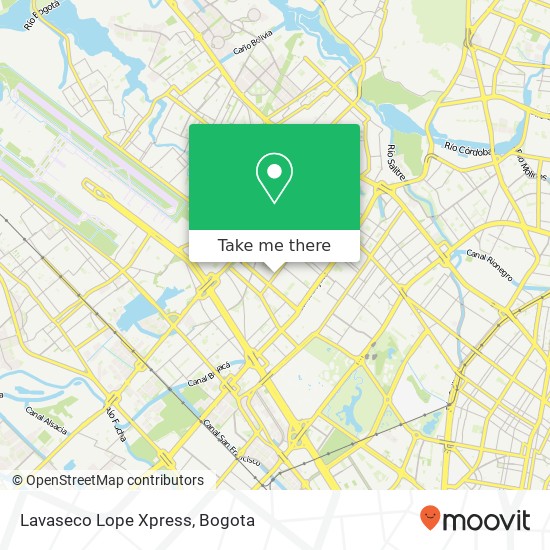 Lavaseco Lope Xpress map