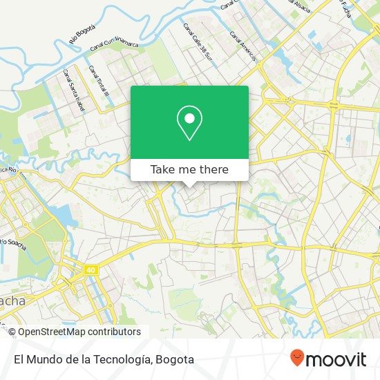 El Mundo de la Tecnología map