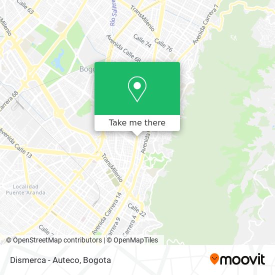 Dismerca - Auteco map