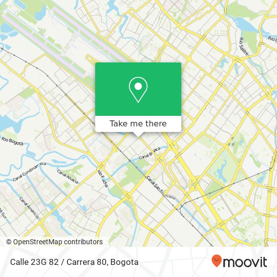 Calle 23G 82 / Carrera 80 map